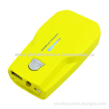 Power Bank, 5,200mAh with Dual USB for iPhone, Output 5V/2A